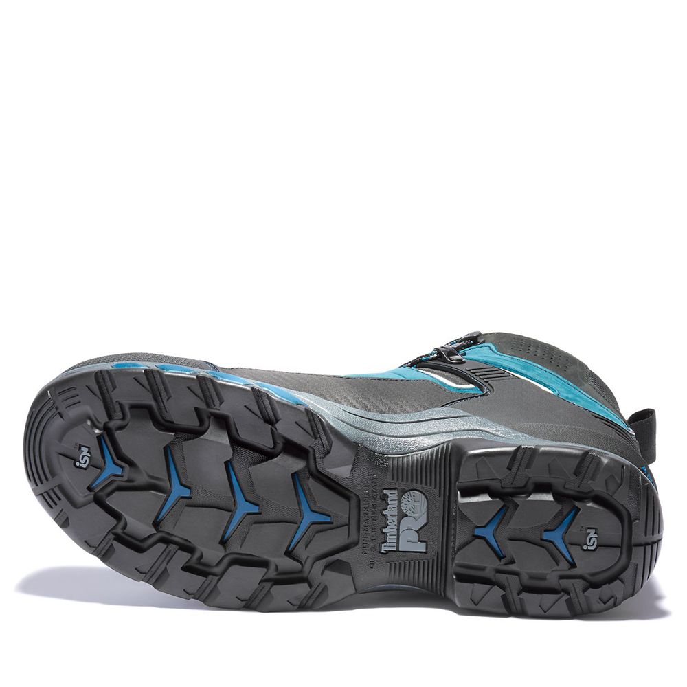 Bocanci De Muncă Timberland Barbati Albastri/Negrii - Pro® Hypercharge Trd Waterproof Composite-Toe